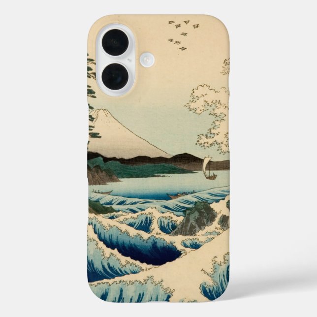 Japanese Sea of Satta Hiroshige Art  Case-Mate iPhone Case (Back)
