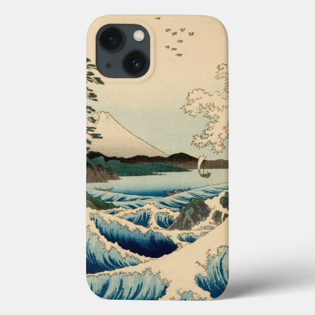 Japanese Sea of Satta Hiroshige Art  Case-Mate iPhone Case (Back)