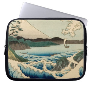 Japanese Sea of Satta Hiroshige Art  Laptop Sleeve