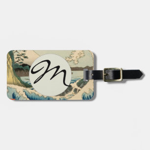 Japanese Sea of Satta Hiroshige Art Luggage Tag