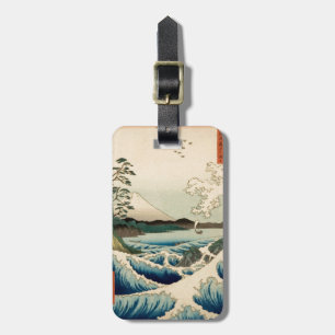 Japanese Sea of Satta Hiroshige Art Luggage Tag