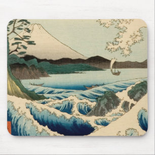 Japanese Sea of Satta Hiroshige Art Mouse Pad