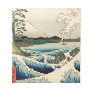 Japanese Sea of Satta Hiroshige Art Notepad