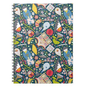 Japanese Seamless Pattern Notebook
