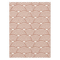 Japanese Seigaiha Wave Rust Terracotta