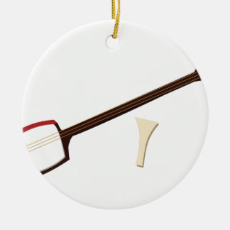 Japanese Shamisen Ceramic Tree Decoration