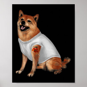 Japanese Shiba Inu Tattoo Dog Lover Pet Owners Dog Poster
