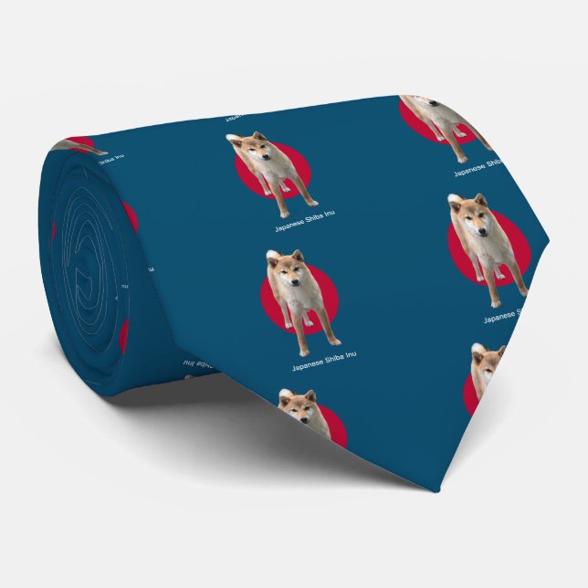 Japanese Shiba Inu Tie (Rolled)