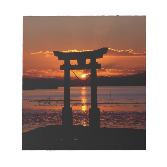 Japanese Shrine Nagao Notepad (Front)