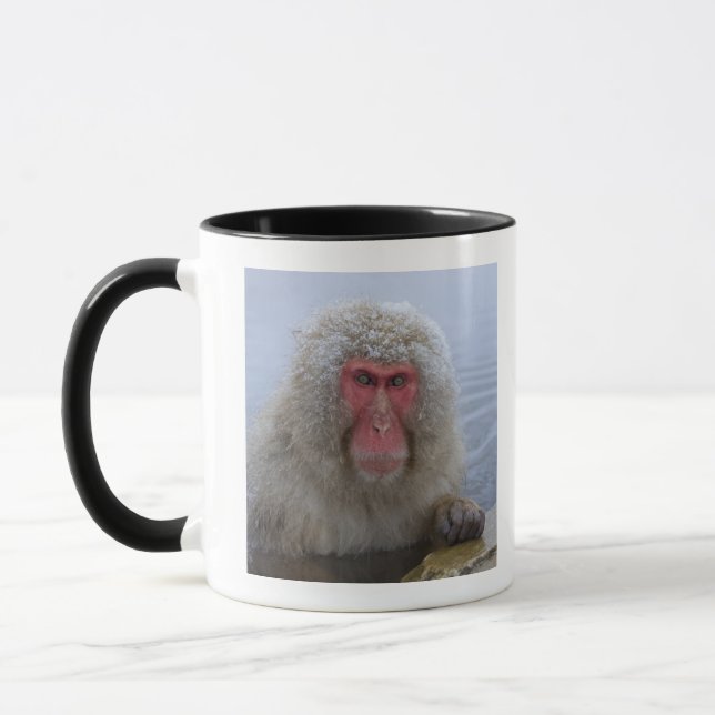 Japanese Snow Monkey in hotspring Mug (Left)