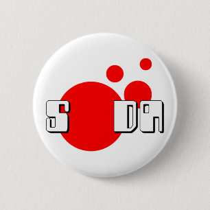 Japanese SODA 6 Cm Round Badge