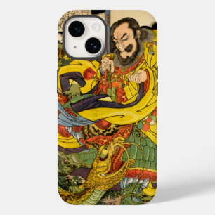 Japanese sorcerer evoking a storm-dragon Case-Mate iPhone 14 case