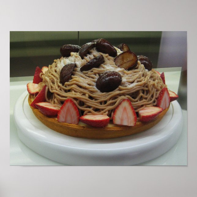 Japanese Spaghetti & Strawberry Cake Poster (Front)