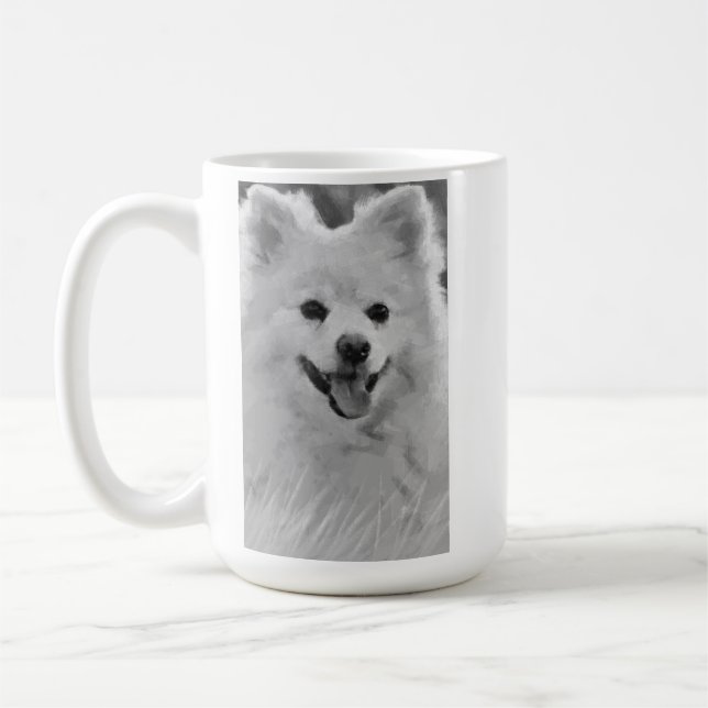 Japanese Spitz Coffee Mug (Left)