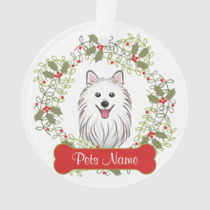 Japanese Spitz Customisable Ornament