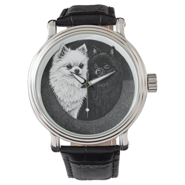 Japanese spitz dog watch (Front)