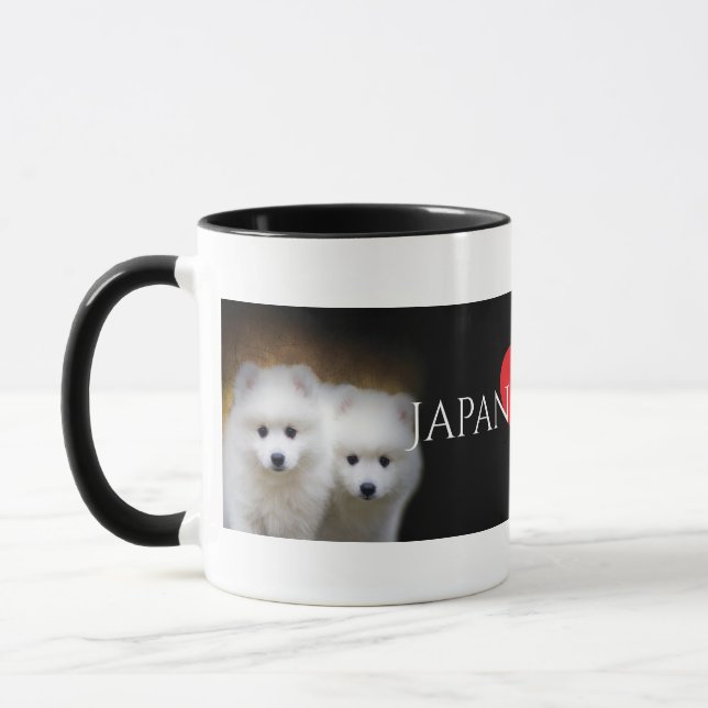 Japanese Spitz Lover Coffe Mug (Left)