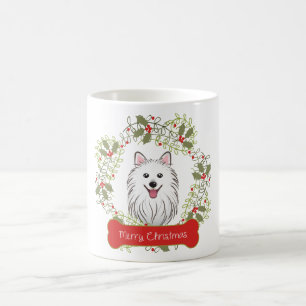 Japanese Spitz Merry Christmas Coffee Mug
