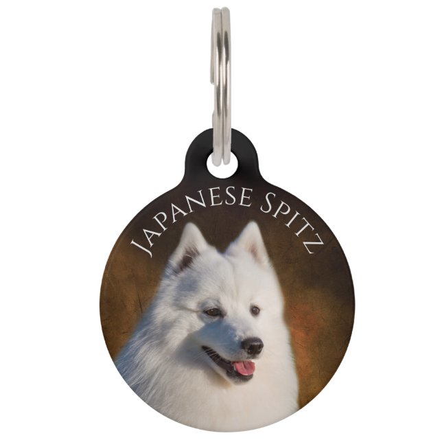 Japanese Spitz Pet Tag (Front)