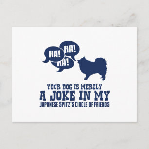 Japanese Spitz Postcard