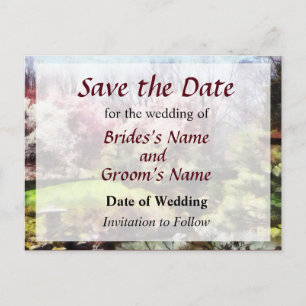 Japanese Spring Save the Date Announcement Postcard