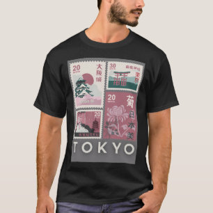 Japanese Stamp Collection - Nihon Bi () Vintage Tr T-Shirt