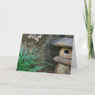 Japanese Stone Lantern Card