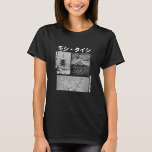 Japanese Streetwear Retro Aesthetic Graphic Fashio T-Shirt
