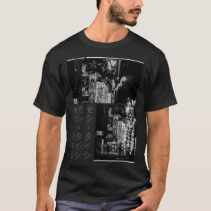 Japanese Streetwear Retro Aesthetic Graphic Fashio T-Shirt