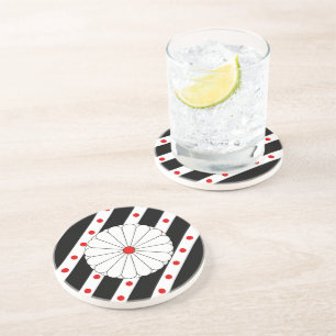Japanese stripes flag coaster