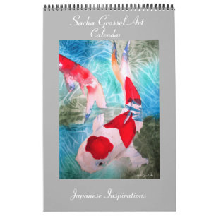 Japanese style Art calendar  by Sacha Grossel