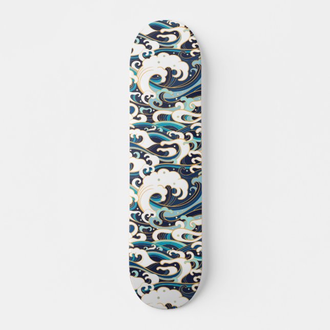 Japanese style asian wave skateboard (Front)