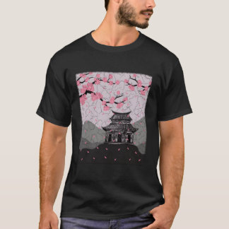 Japanese Style Cherry Blossom T-Shirt
