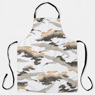 Japanese style crane: elegant design. apron