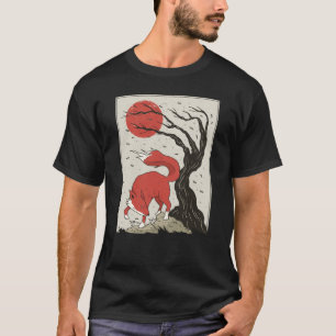Japanese Style Fox T-Shirt
