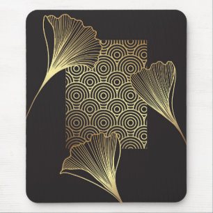 Japanese style line art mouse pad