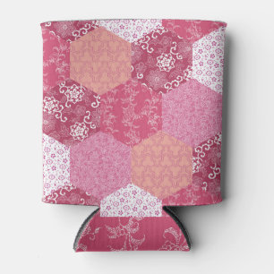 Japanese Style Patchwork Pattern Design Can Cooler