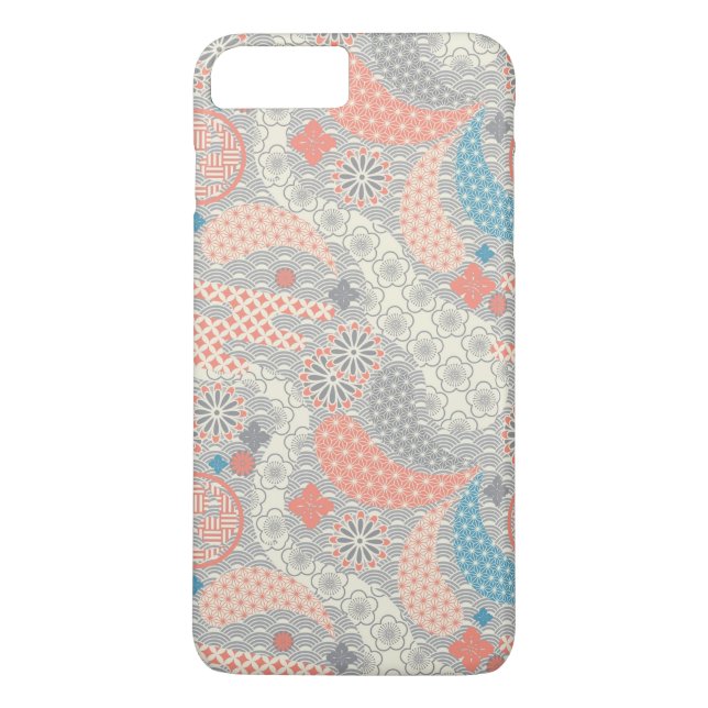 Japanese style pattern. Illustration. Case-Mate iPhone Case (Back)