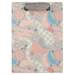Japanese style pattern. Illustration. Clipboard