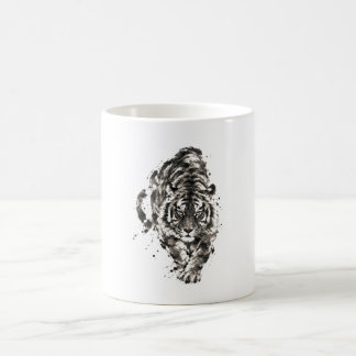 Japanese Sumi-e Tigar – Traditional Japanese Ink Coffee Mug