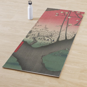 Japanese sunrise sunset plum estate trees yoga mat