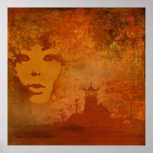 Japanese Sunset Poster