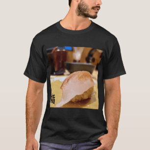 Japanese Sushi Aburi Nigiri Gold Plate Photography T-Shirt