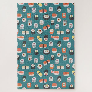 Japanese Sushi Food Art Jigsaw Puzzle
