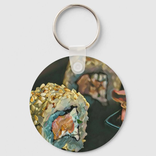 Japanese sushi key ring (Front)