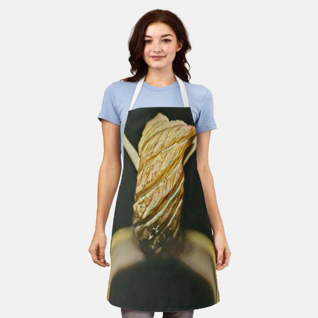 Japanese sushi lover apron (Worn)