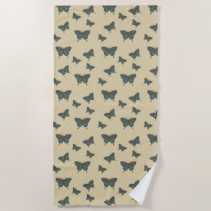 Japanese Swallowtail Beach Towel