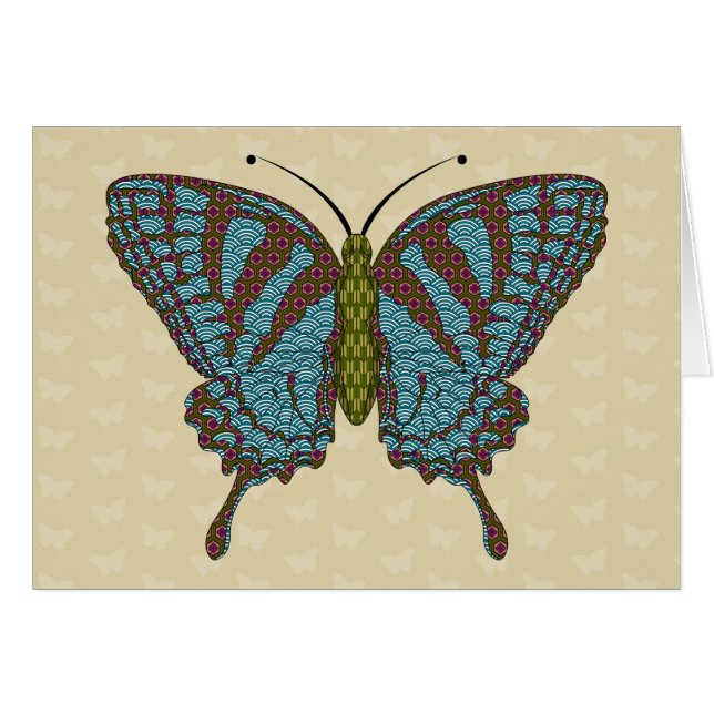 Japanese Swallowtail Card (Front Horizontal)