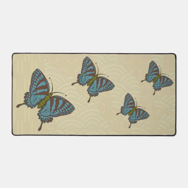 Japanese Swallowtail Desk Mat (Front)