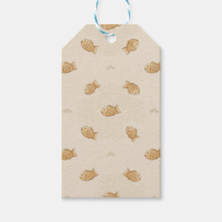Japanese Taiyaki & Seigaiha Wrapping Paper Gift Tags